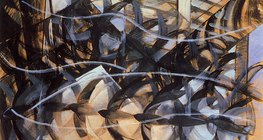 Giacomo Balla: Chuyến bay của những con én (1913, Futurism)