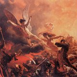 Zichy Mihály: A rombolás géniusza (1878)