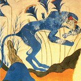 Bức tranh tường từ Cung điện Knossos (khoảng năm 1200 trước Công nguyên)