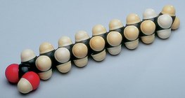 Mô hình lấp đầy không gian của một phân tử axit stearic