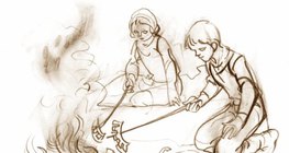 Gỗ cháy nhanh với ngọn lửa