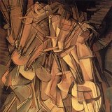 Marcel Duchamp: Khỏa thân giảm dần một bậc thang, số 2 (1912, lập thể và tương lai)