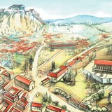 Thành phố Athens với Agora