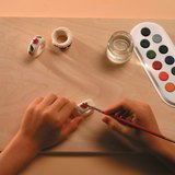 Làm vòng khăn bột muối - Bước 3