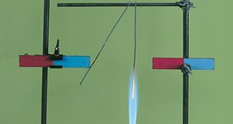 Từ trường không thu hút được sắt phát sáng.