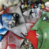 Marc Chagall: Tôi và ngôi làng (1911, siêu thực)