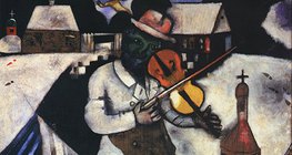 Marc Chagall: The Fiddler (1912, siêu thực)