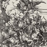 Albrecht Dürer - Bốn kỵ sĩ khải huyền (1497, Phục hưng)