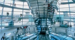 Mái vòm mới của Reichstag ở Berlin