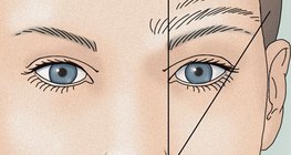 Lông mày có độ dài khác nhau