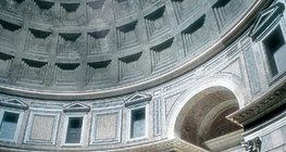 Nội thất của mái vòm Pantheon (Rome)