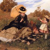 Gyula Benczúr: Vòng hoa cho mẹ