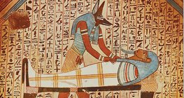 Anubis, vị thần đầu chó rừng tham dự xác ướp