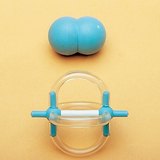 Mô hình lấp đầy không gian và bóng và thanh phân tử của phân tử nitơ