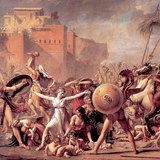 David - Sự can thiệp của phụ nữ Sabine (1799, Chủ nghĩa cổ điển)
