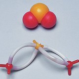 Mô hình lấp đầy không gian và thanh của phân tử lưu huỳnh điôxit