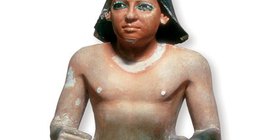 Tượng của một người ghi chép Ai Cập