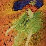 Picasso: Người phụ nữ trong Mũ xanh (1910, Ấn tượng)