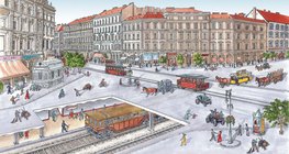 Oktogon ở Budapest vào cuối thế kỷ 19