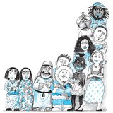 A világ legjelentősebb nyelvcsaládjainak képviselői a teljesség igénye nélkül