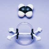 Mô hình lấp đầy không gian và thanh của phân tử ethylene