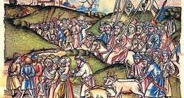 Sự miêu tả về cuộc xâm lược của người Mông Cổ ở châu Âu trong Chronica Hungarorum được viết bởi Johannes de Thurocz