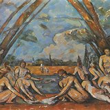Paul Cézanne: The Bathers (1898-1905, hậu ấn tượng)