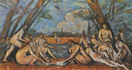 Paul Cézanne: The Bathers (1898-1905, hậu ấn tượng)