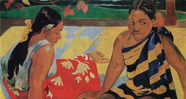 Paul Gauguin: Hai người phụ nữ của Tahiti (1892, Chủ nghĩa hậu ấn tượng)