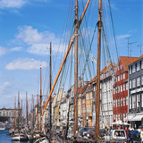 Thuyền tại cảng Copenhagen