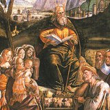 Luca Signorelli - Công vụ cuối cùng và cái chết của Moses (Nhà nguyện Sistine, Thành phố Vatican; fresco; 1481-1482)