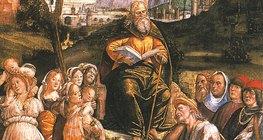 Luca Signorelli - Công vụ cuối cùng và cái chết của Moses (Nhà nguyện Sistine, Thành phố Vatican; fresco; 1481-1482)