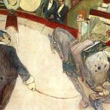 <font style="vertical-align: inherit;"><font style="vertical-align: inherit;">	
Toulouse-Lautrec - Tại Circus Fernando, tay đua (1888, Chủ nghĩa hậu ấn tượng)</font></font>