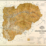 Zólyom vármegye térképe