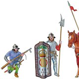 Mátyás híres fekete seregének katonái