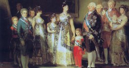 Francisco Goya: Charles IV của Tây Ban Nha và gia đình của ông (1800-1801, Chủ nghĩa lãng mạn)