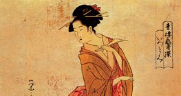 Bản in khắc gỗ của Chobuniai Eishi (thế kỷ 18)