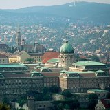 A budai Várnegyed zöld kupolái