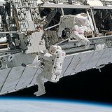 Các phi hành gia tại nơi làm việc