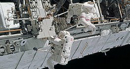 Các phi hành gia tại nơi làm việc