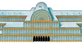 Paxton: Crystal Palace, London (1851, Art Nouveau)