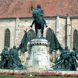 Tượng vua Matthias ở Cluj-Napoca