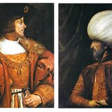 Louis II của Hungary và Sultan Ottoman Suleiman Đại đế