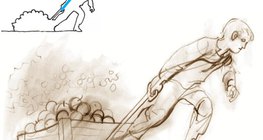 Trong sơ đồ lực, lực được biểu thị bằng một mũi tên