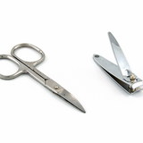Nail scissors and nail clippers