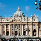Carlo Maderno - Mặt tiền và mái vòm của Nhà thờ St Peter's (1607-1612, Baroque)