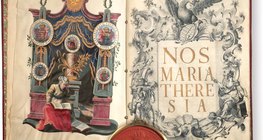 Một bản sao của sắc lệnh của Maria Theresa 'Ratio Educationis', quy định các vấn đề giáo dục