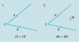Vẽ một góc bisector