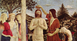Piero della Francesca: Phép rửa của Chúa Kitô