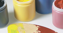 Trộn màu trên bảng màu